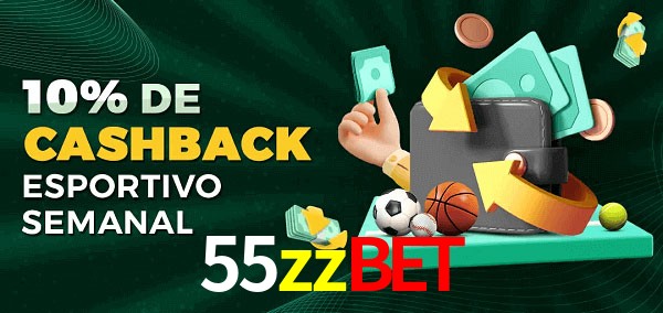 10% de bônus de cashback na 55zzbet